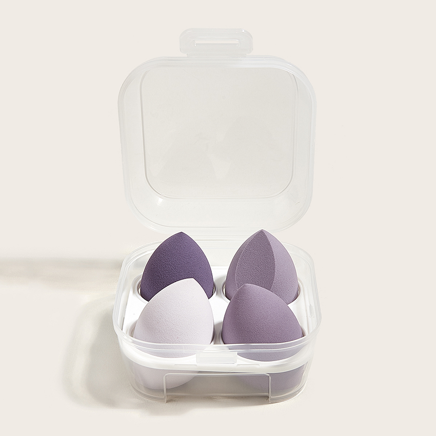 Fashion Purple Makeup Egg 4 Colors-purple Light-4 Packs,Beauty tools