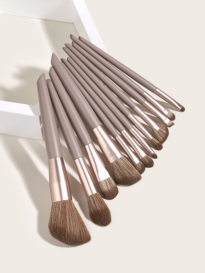 Fashion Grey 12-fox Mei-makeup Brushes,Beauty tools