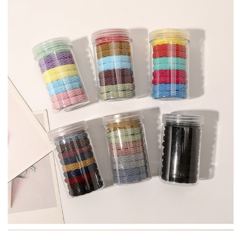 Fashion Plaid Spring Color Canned Seamless Micro-pleated Hair Tie,Hair Ring