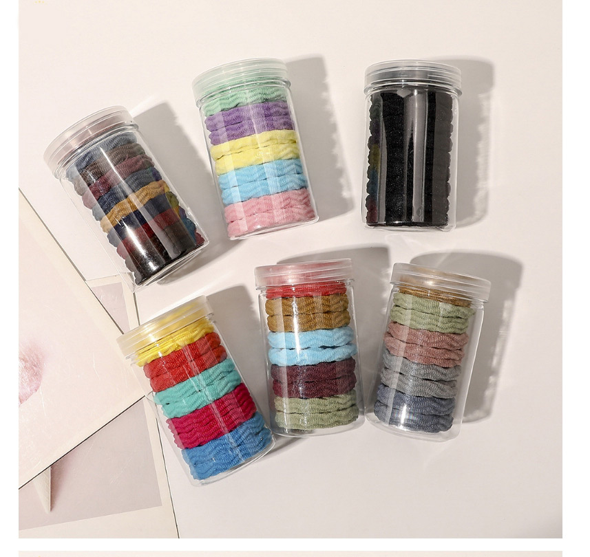 Fashion Plaid Spring Color Canned Seamless Micro-pleated Hair Tie,Hair Ring