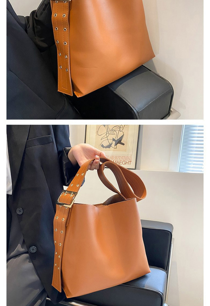 Fashion Light Brown Large Capacity Messenger Bag,Shoulder bags