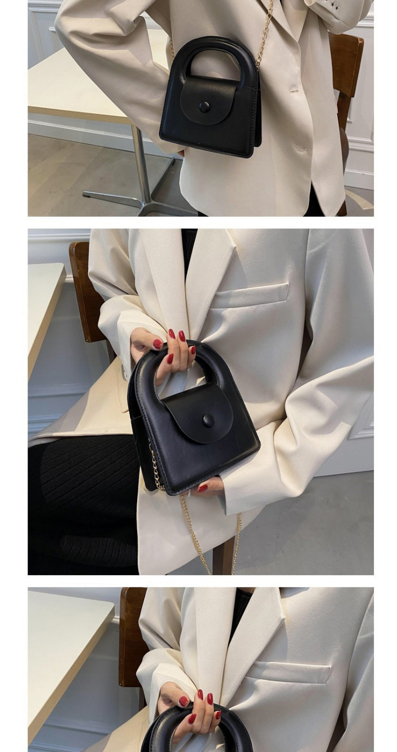 Fashion Black Pu Leather Hollow Portable Messenger Bag,Shoulder bags