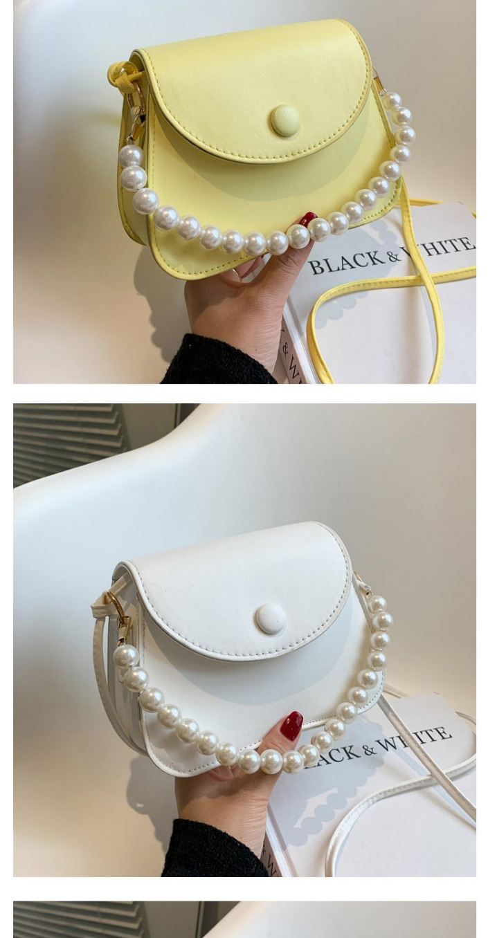 Fashion Black Pearl Portable Messenger Bag,Shoulder bags