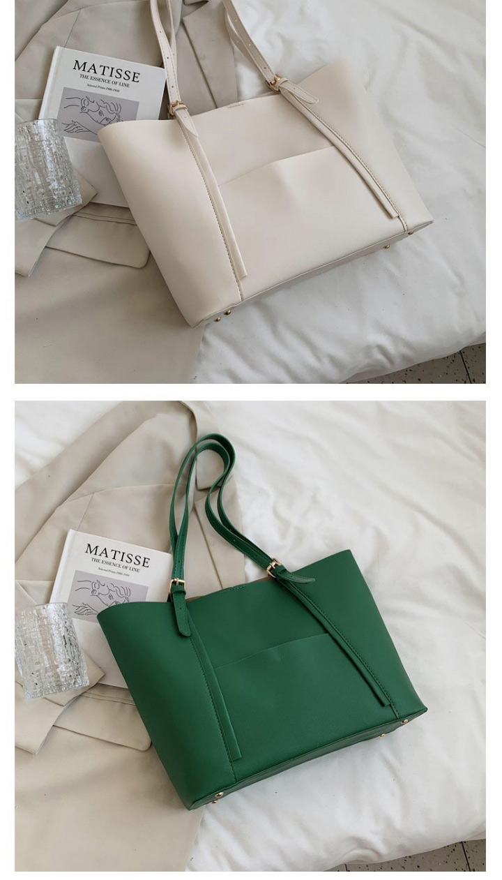 Fashion White Pu Large Capacity Shoulder Bag,Messenger bags