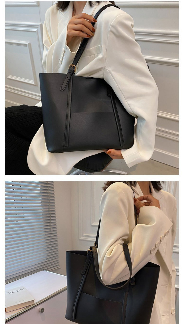 Fashion White Pu Large Capacity Shoulder Bag,Messenger bags