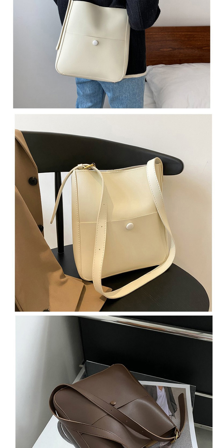 Fashion Dark Brown Pu Large Capacity Messenger Bag,Shoulder bags