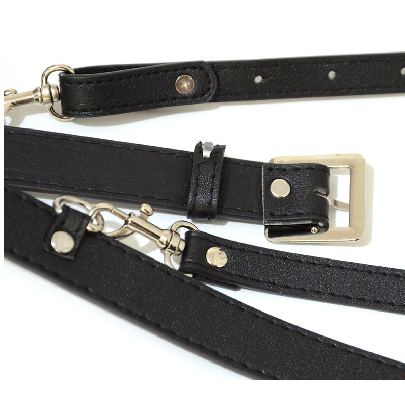 Fashion Black Thin Belt Diagonal Bag Belt,Thin belts