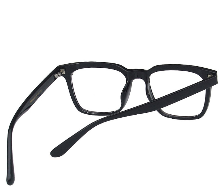 Fashion Sand Black Square Rice Nail Flat Glasses Frame,Fashion Glasses