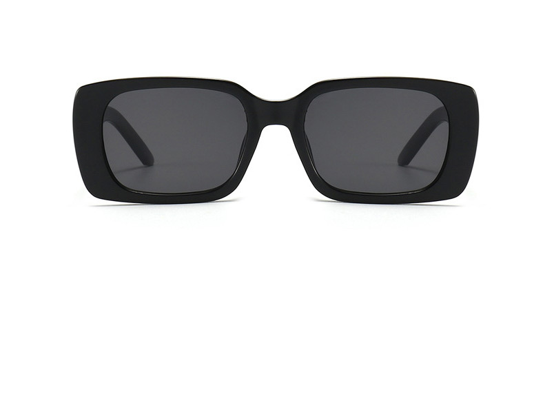 Fashion Real White Gray Flakes Square Wide-leg Sunglasses,Women Sunglasses