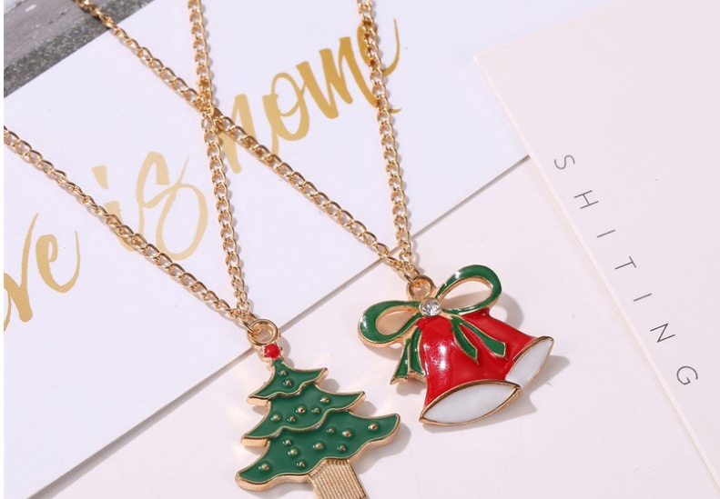 Fashion Christmas Tree Christmas Tree Santa Donut Dripping Oil Necklace,Pendants