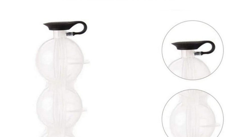 Fashion Transparent Plastic Strip Four-hole Ice Hockey Mold,Household goods