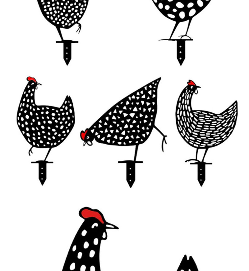 Fashion A Imitation Rooster Inserting Card Ornaments,Household goods