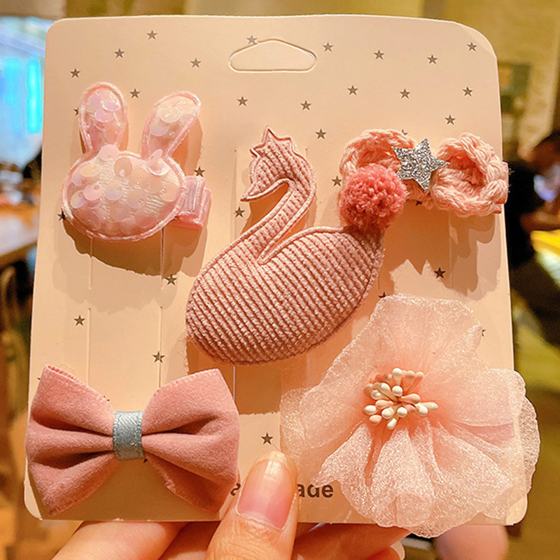 Fashion Fruit Ice Cream Combination [2 Cards] Alloy Knitted Flower Hairpin,Hairpins
