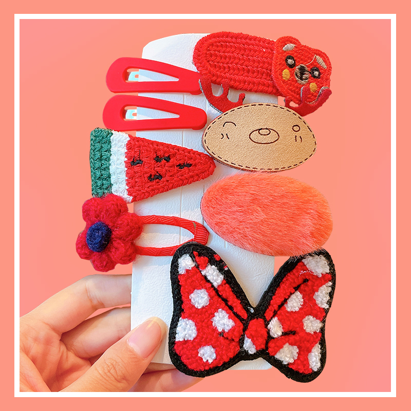 Fashion Strawberry Powder Bunny [5 Piece Set] Children