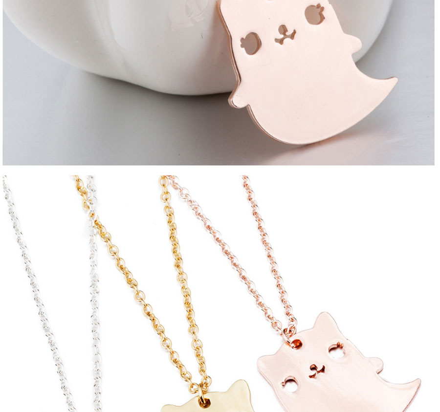 Fashion Gold Cartoon Ghost Necklace,Necklaces