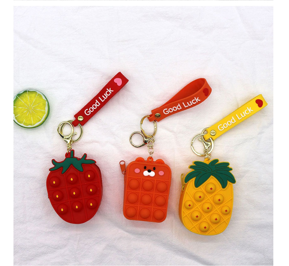 Fashion Stegosaurus Silicone Press Fruit Letter Bar Coin Purse,Other Creative Stationery