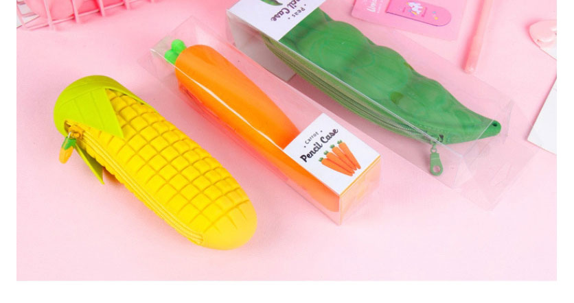 Fashion Carrot Silicone Cartoon Press Stationery,Other Creative Stationery