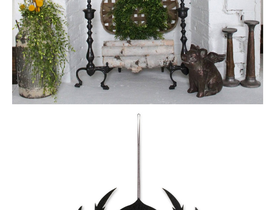Fashion 2# Halloween Non-woven Geometric Door Hanging,Festival & Party Supplies