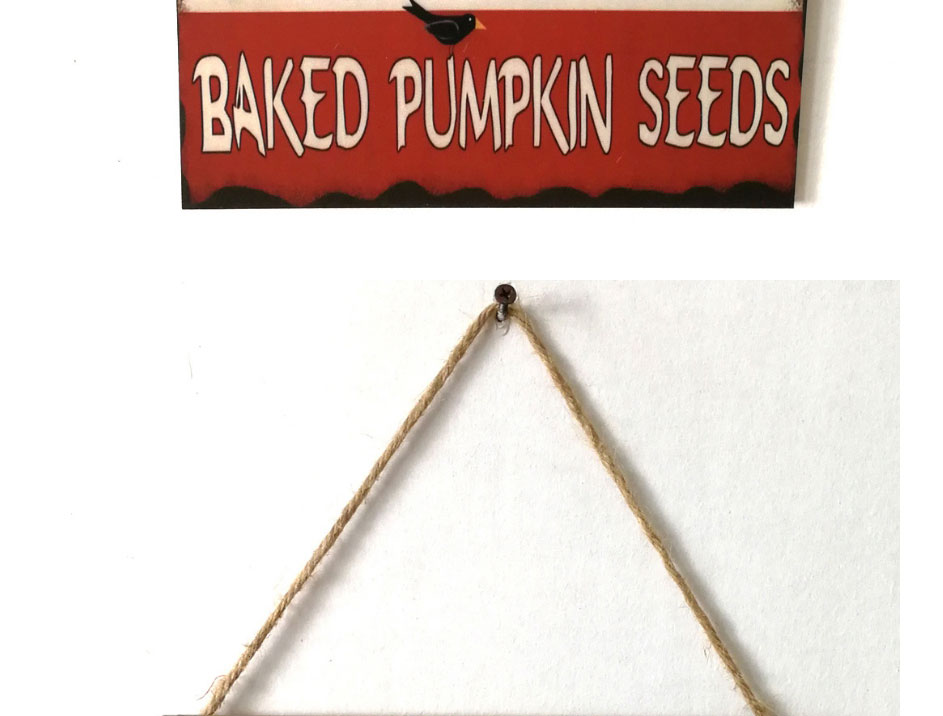 Fashion Letter-2 Halloween Wooden Hanging Board,Festival & Party Supplies