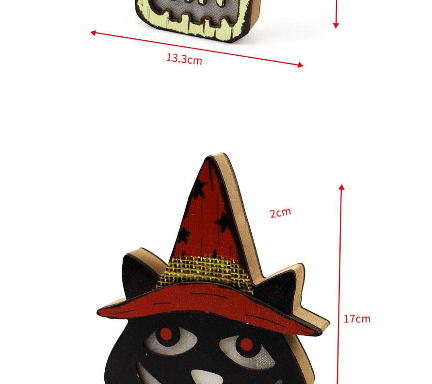 Fashion Black Cat (live) Halloween Wooden Black Cat Ornaments,Festival & Party Supplies