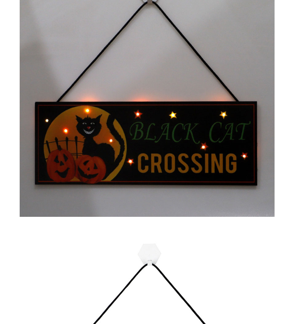 Fashion 11# (live) Halloween Wooden Led With Light Listing,Festival & Party Supplies