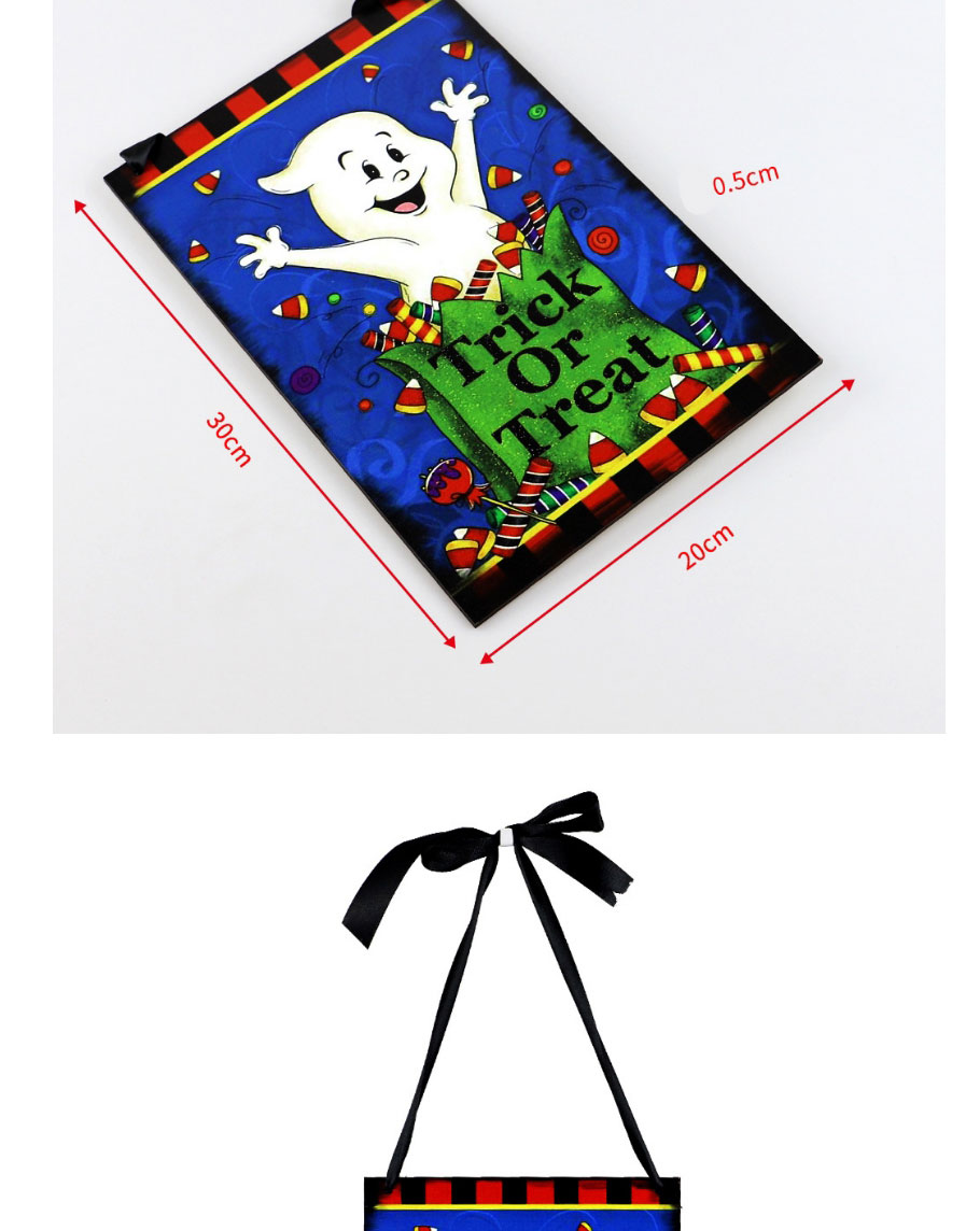 Fashion 9# Halloween Ghost Festival Wooden Pendant,Festival & Party Supplies