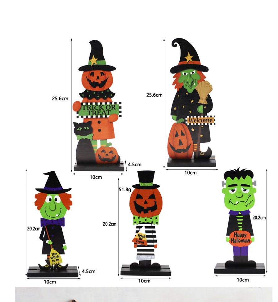 Fashion 5# Halloween Wooden Craft Gift Ornaments,Festival & Party Supplies