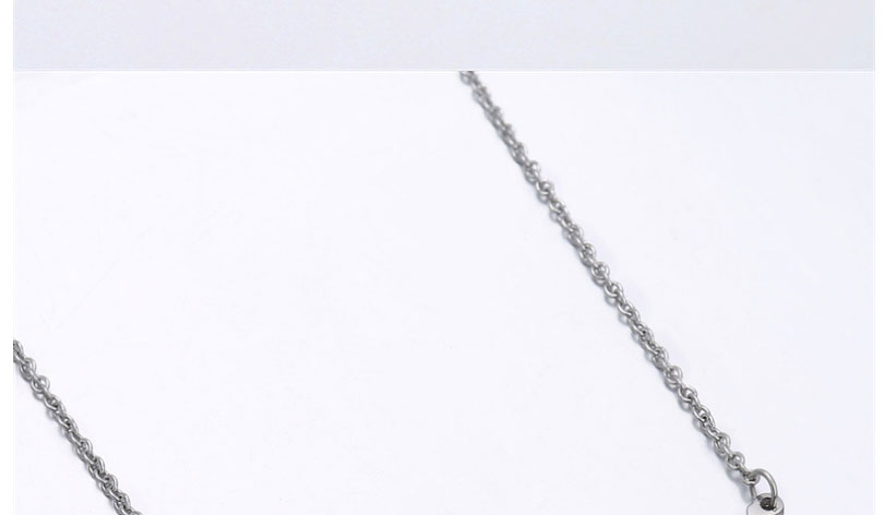 Fashion Rose Gold Titanium Steel Crown Letter Necklace,Necklaces