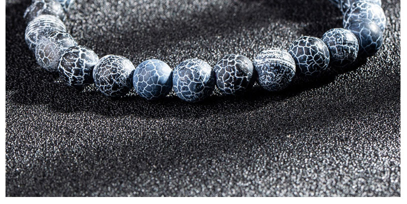 Fashion Black Natural Stone Beaded Bracelet,Fashion Bracelets