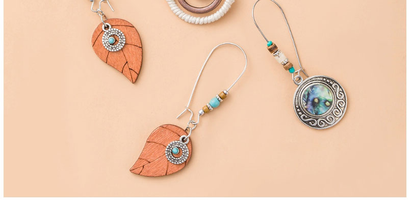 Fashion 4# Alloy Geometric Woven Flower Earrings Set,Jewelry Sets