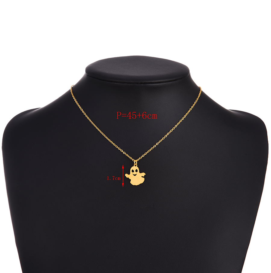 Fashion Gold Titanium Steel Imps Necklace,Necklaces