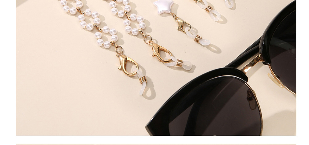 Fashion Weaving Flower Style Shaped Pearl Glasses Chain,Sunglasses Chain