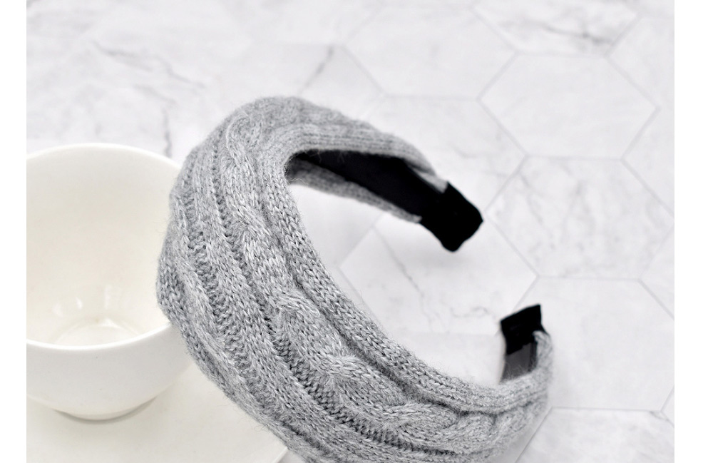 Fashion Caramel Colour Fabric Wool Knitted Headband,Head Band