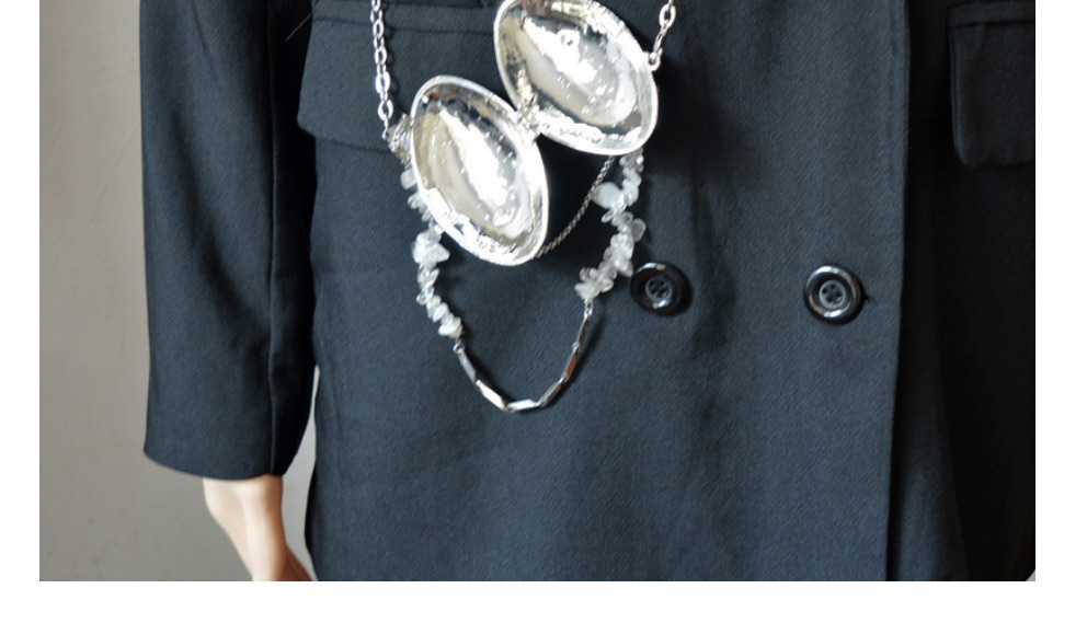 Fashion Silver Metal Silver Shell Tassel Waist Chain,Waist Chain