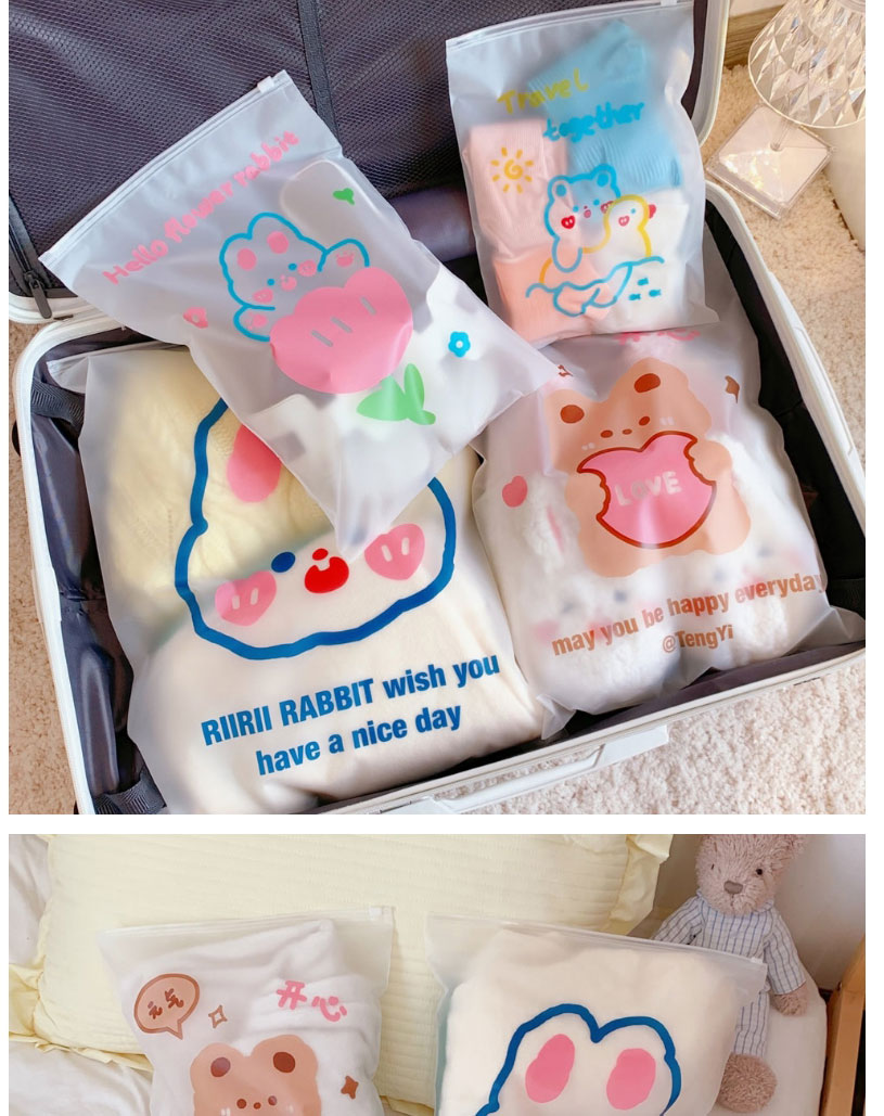 Fashion Soft Cute Rabbit (extra Large) Cartoon Printed Clothes Sealed Bag,Other Creative Stationery