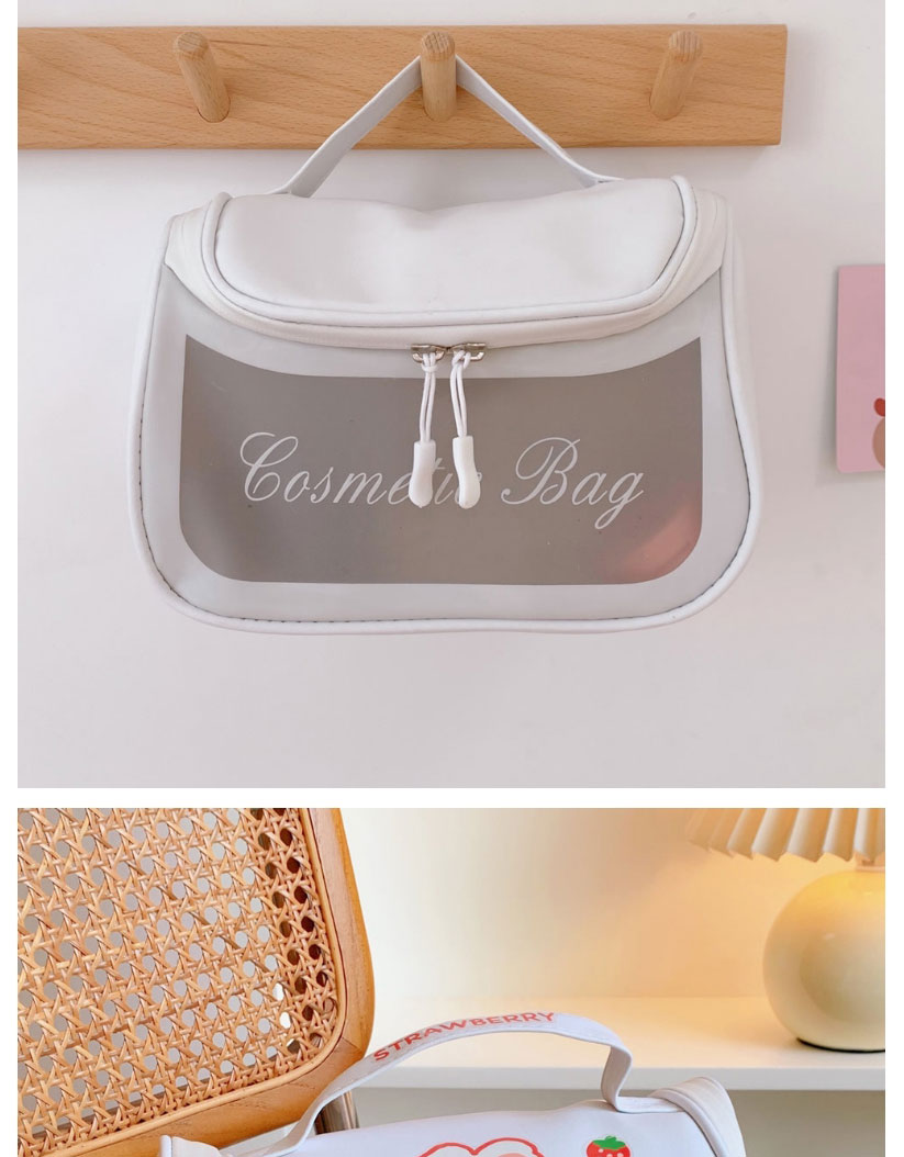 Fashion Portable Cosmetic Bag (free Sticker) Large-capacity Portable Portable Storage Bag,Home storage