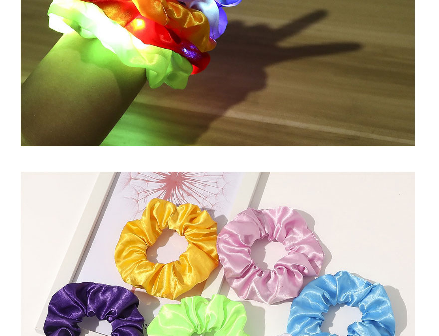 Fashion Lavender (charged) Fabric Pleated Hair Tie,Hair Ring