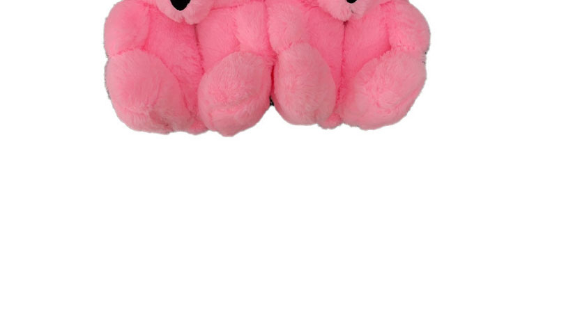 Fashion New Color-medium Plush Teddy Bear Cotton Slippers,Slippers