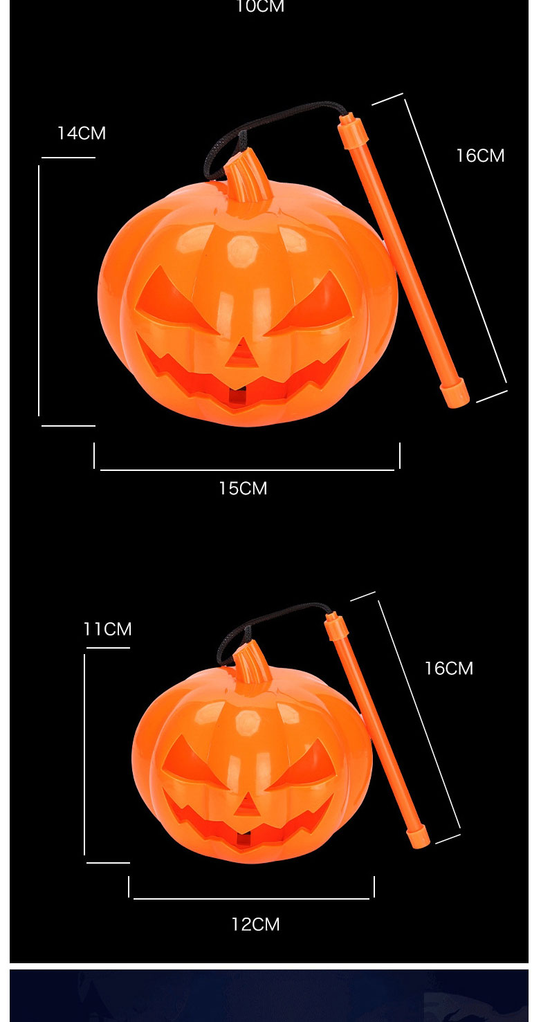 Fashion Halloween Emoji Light-star Model (with Light And Sound) (with Electronics) Halloween Portable Pumpkin Lantern,Festival & Party Supplies