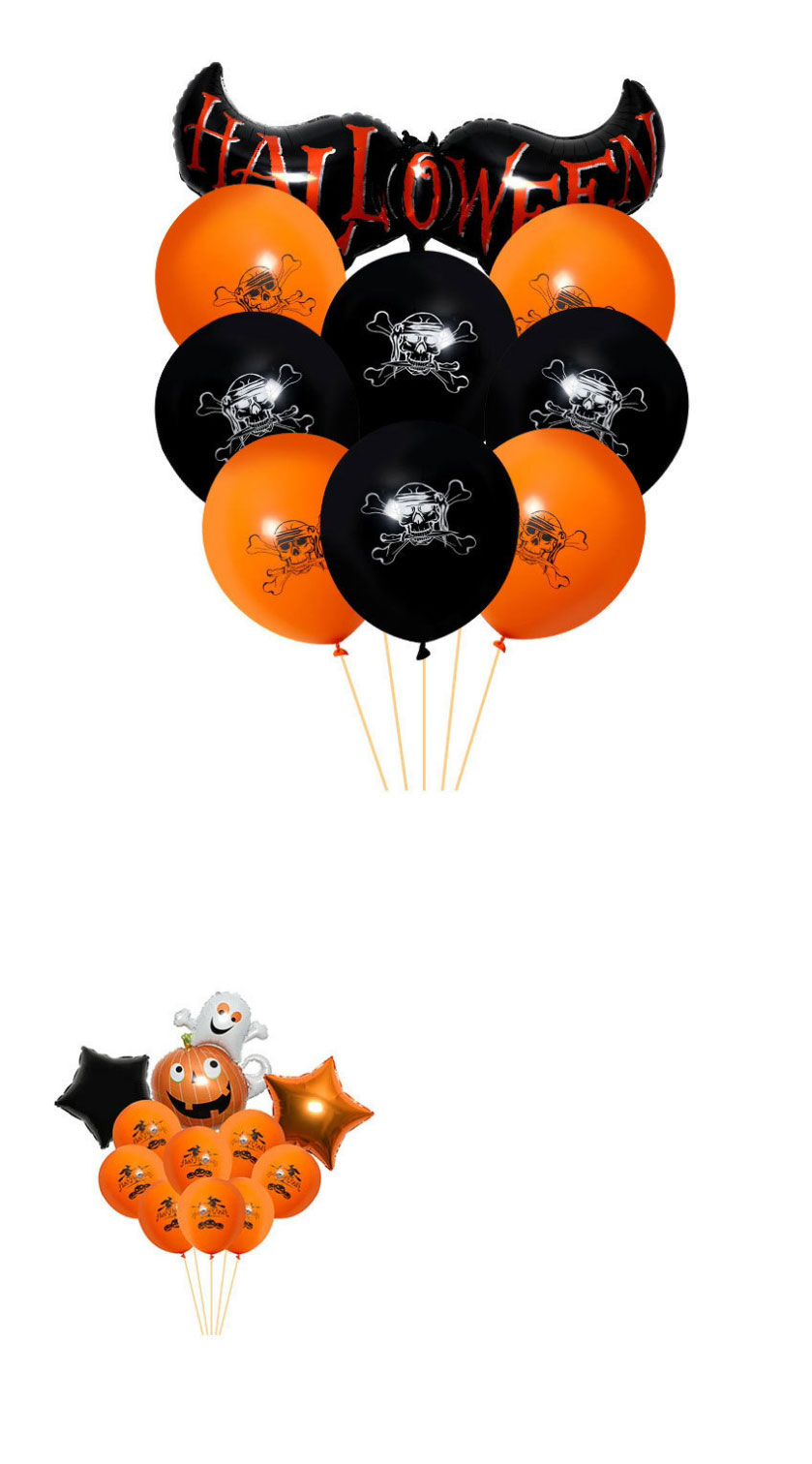 Fashion Balloon Combination 3 Halloween Printing Thickened Balloon Set,Festival & Party Supplies