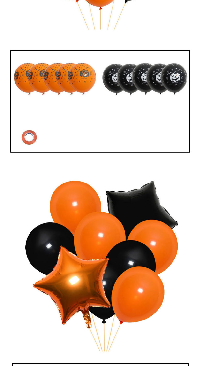 Fashion Balloon Combination 4 Halloween Printing Thickened Balloon Set,Festival & Party Supplies