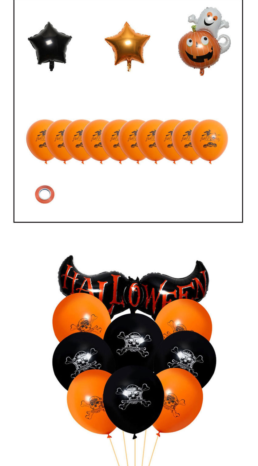 Fashion Balloon Combination 5 Halloween Printing Thickened Balloon Set,Festival & Party Supplies
