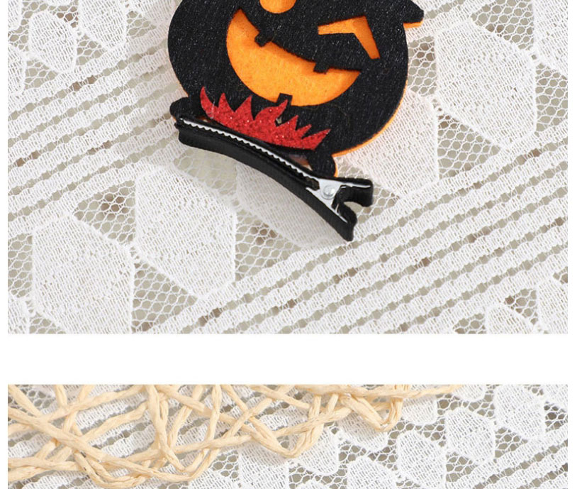 Fashion Witch Halloween Pumpkin Black Cat Witch Owl Hairpin,Hairpins
