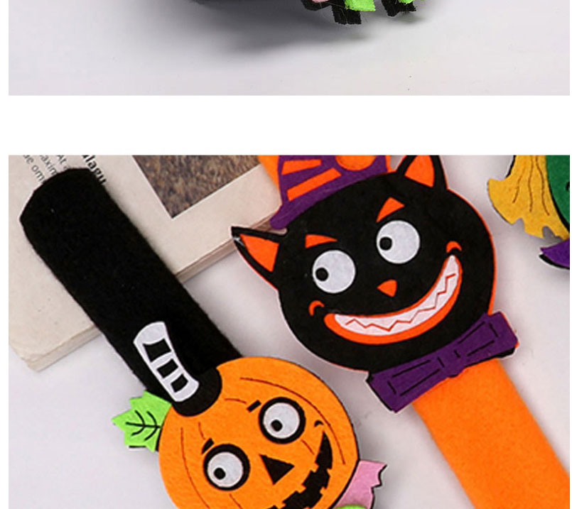 Fashion Black Cat Halloween Pumpkin Bat Ghost Pat Circle,Festival & Party Supplies