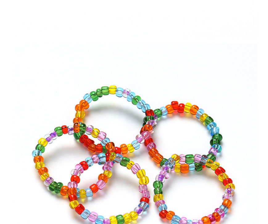 Fashion Color-2 Colorful Rice Beads Beaded Ring,Fashion Rings