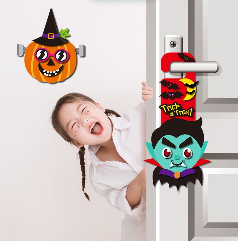 Fashion Vampire Suit Children Cartoon Halloween Door Hanging,Festival & Party Supplies