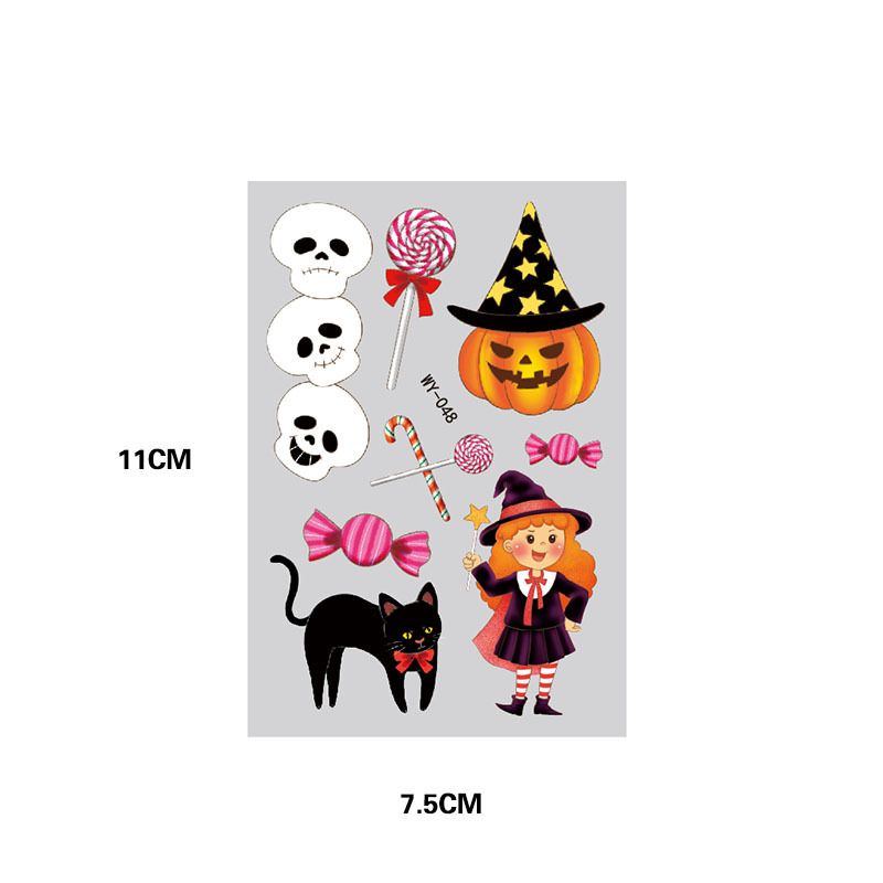 Fashion 16# Children Cartoon Halloween Tattoo Stickers,Festival & Party Supplies