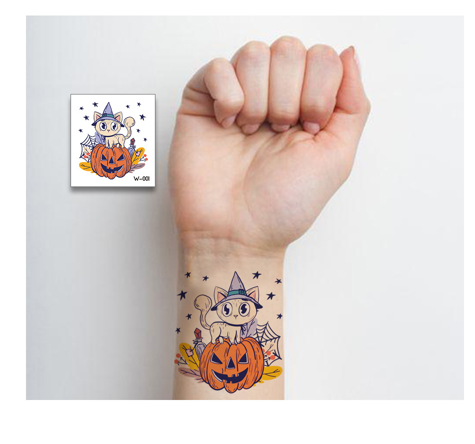 Fashion W-010 Children Cartoon Halloween Tattoo Stickers,Festival & Party Supplies