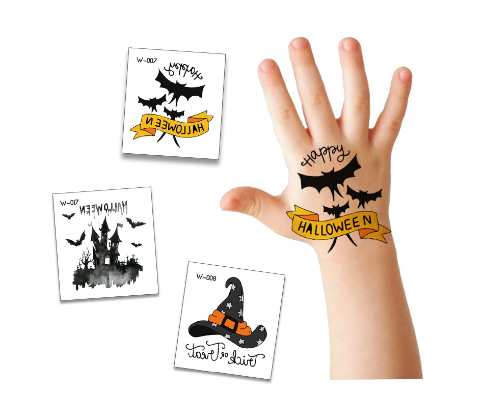 Fashion W-002 Children Cartoon Halloween Tattoo Stickers,Festival & Party Supplies