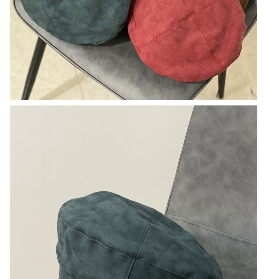 Fashion Blue Suede Flat Top Beret,Beanies&Others